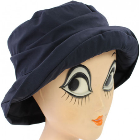 Chapeau de pluie clola femme bleu marine