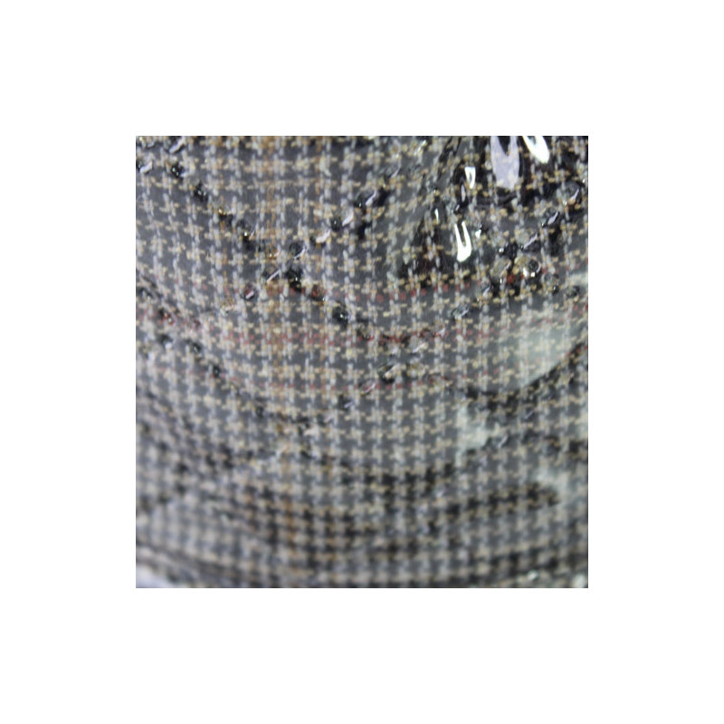 Chapeau de pluie femme motif tartan anglais Chapeau de pluie femme motif tartan anglais