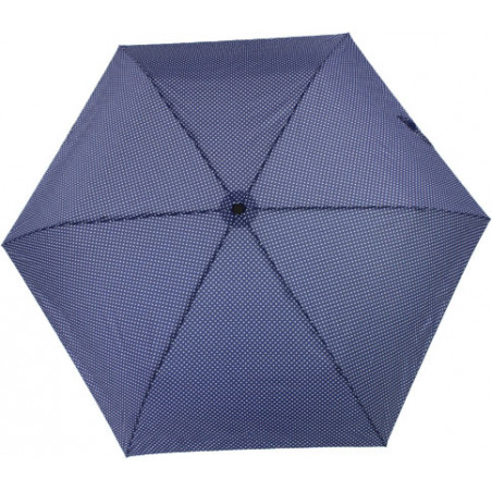 Parapluie super mini et léger bleu à pois