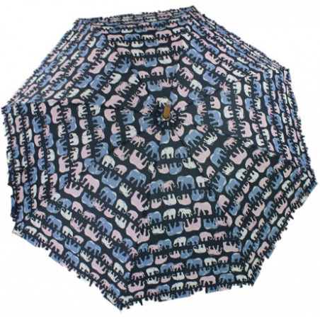 Parapluie écologique motif éléphants