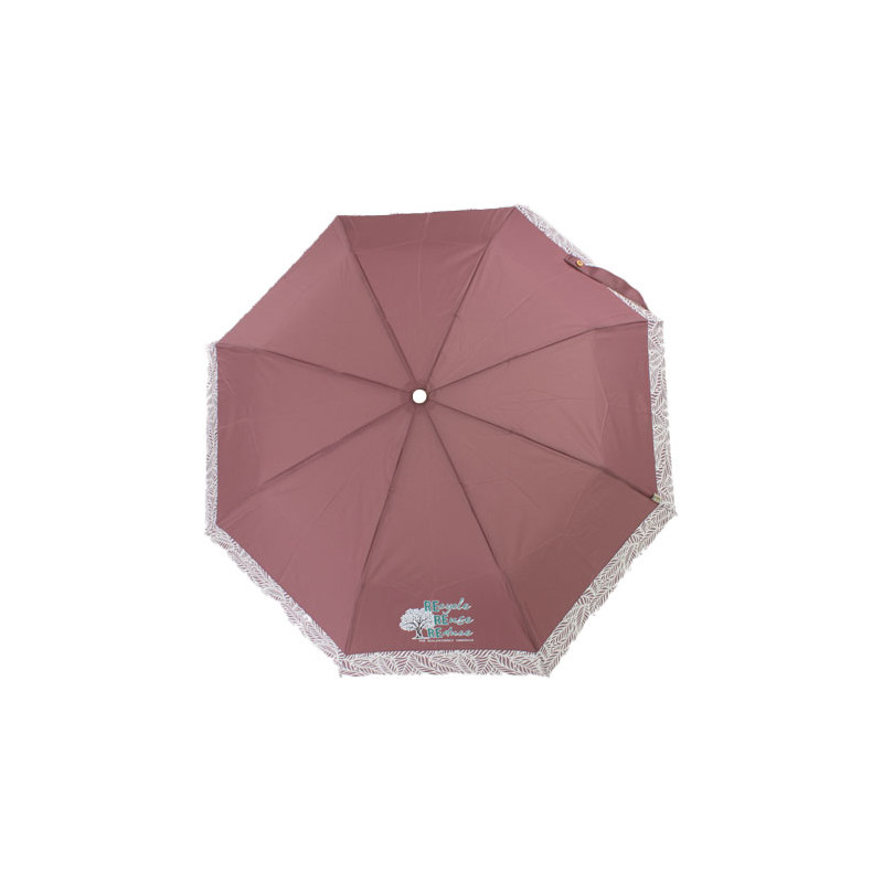 parapluie pliable écologique couleur prune ouverture automatique