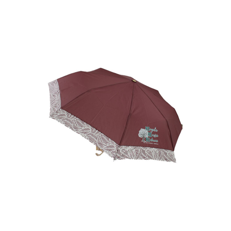 parapluie pliable écologique couleur prune ouverture automatique