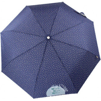 petit parapluie pliable écologique bleu a pois