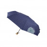 petit parapluie pliable écologique bleu a pois