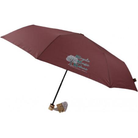 petit parapluie pliable écologique couleur prune