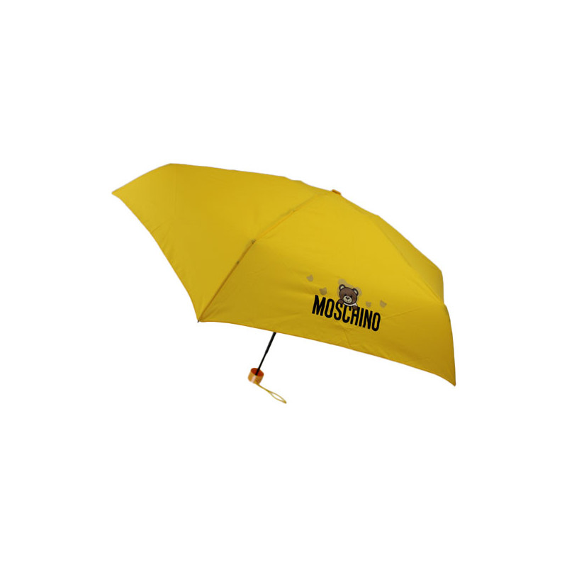 Mini parapluie jaune Moschino teddy bear avec trousse