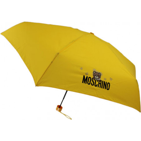 Mini parapluie jaune Moschino teddy bear avec trousse