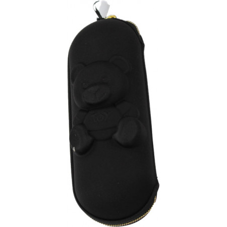 Mini parapluie noir Moschino teddy bear avec trousse