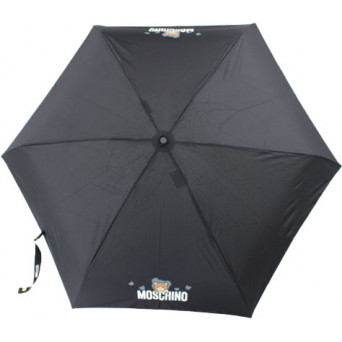 Mini parapluie noir Moschino teddy bear avec trousse