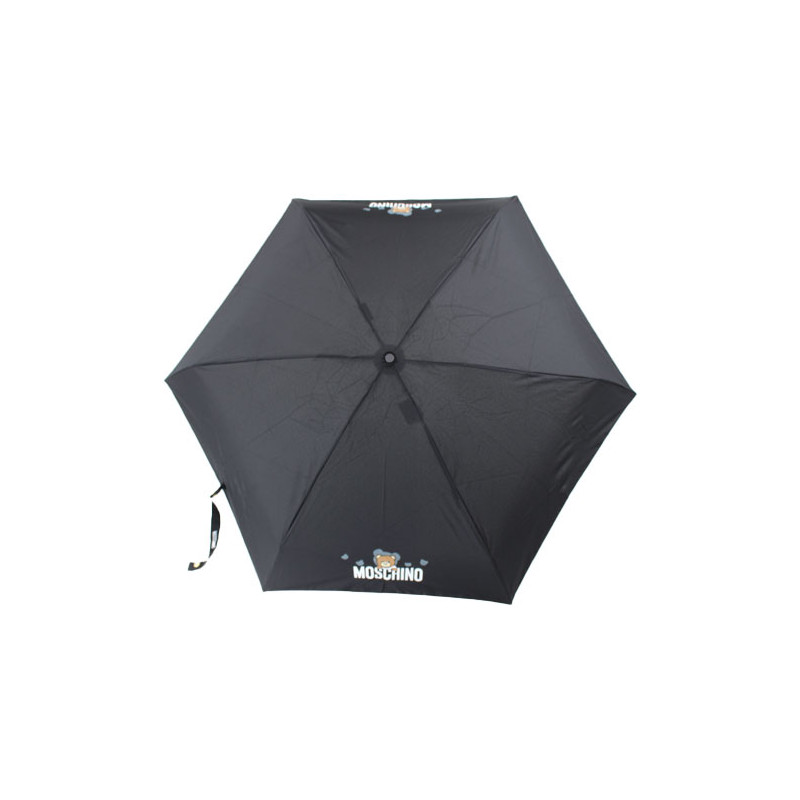 Mini parapluie noir Moschino teddy bear avec trousse