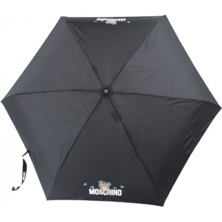 Mini parapluie noir Moschino teddy bear avec trousse