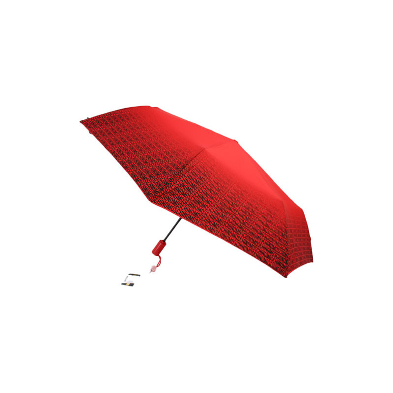 Parapluie rouge pliant moschino