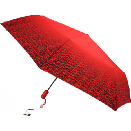 Parapluie rouge pliant moschino