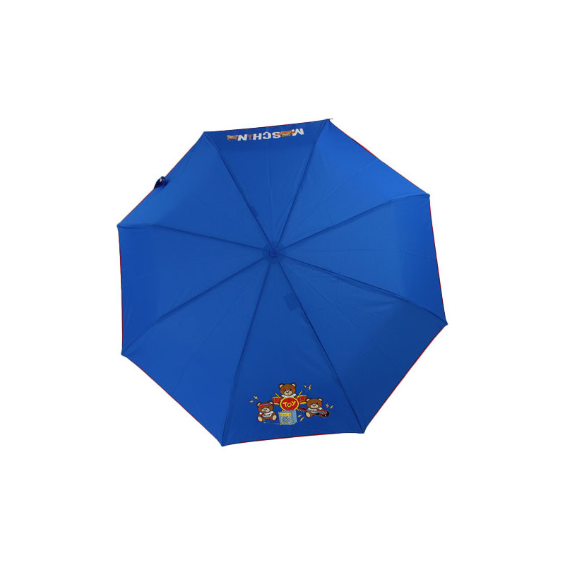 Parapluie bleu pliant Moschino Teddy Bear