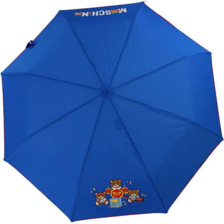 Parapluie bleu pliant Moschino Teddy Bear