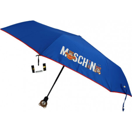 Parapluie bleu pliant Moschino Teddy Bear