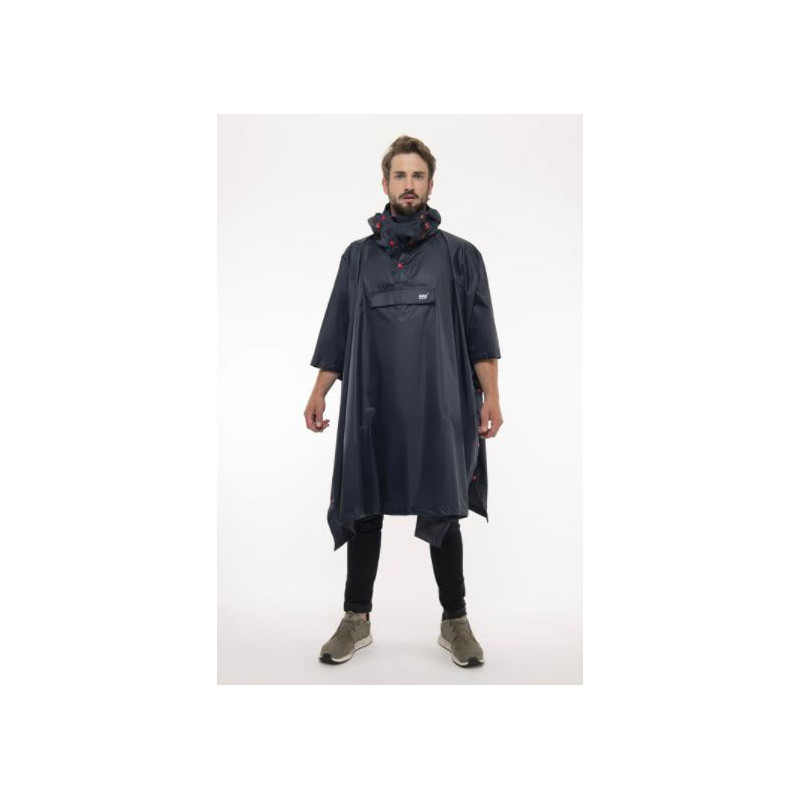 Poncho bleu marine idéal randonnée