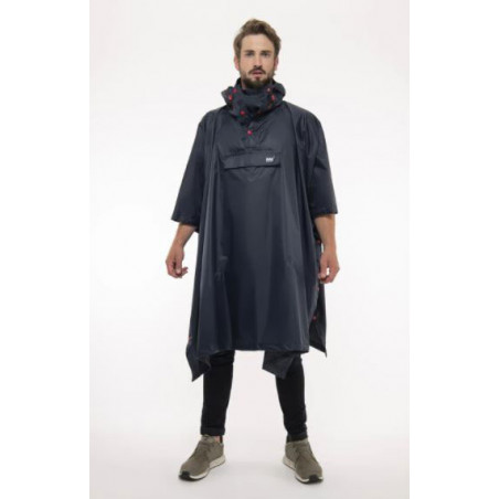 Poncho bleu marine idéal randonnée