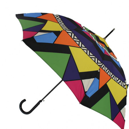 Parapluie canne français géométrie pour femme