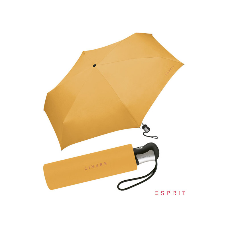 Petit parapluie ouverture fermeture automatique Esprit jaune orangé