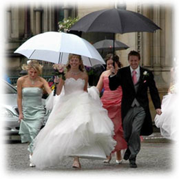 Parapluie pour mariage
